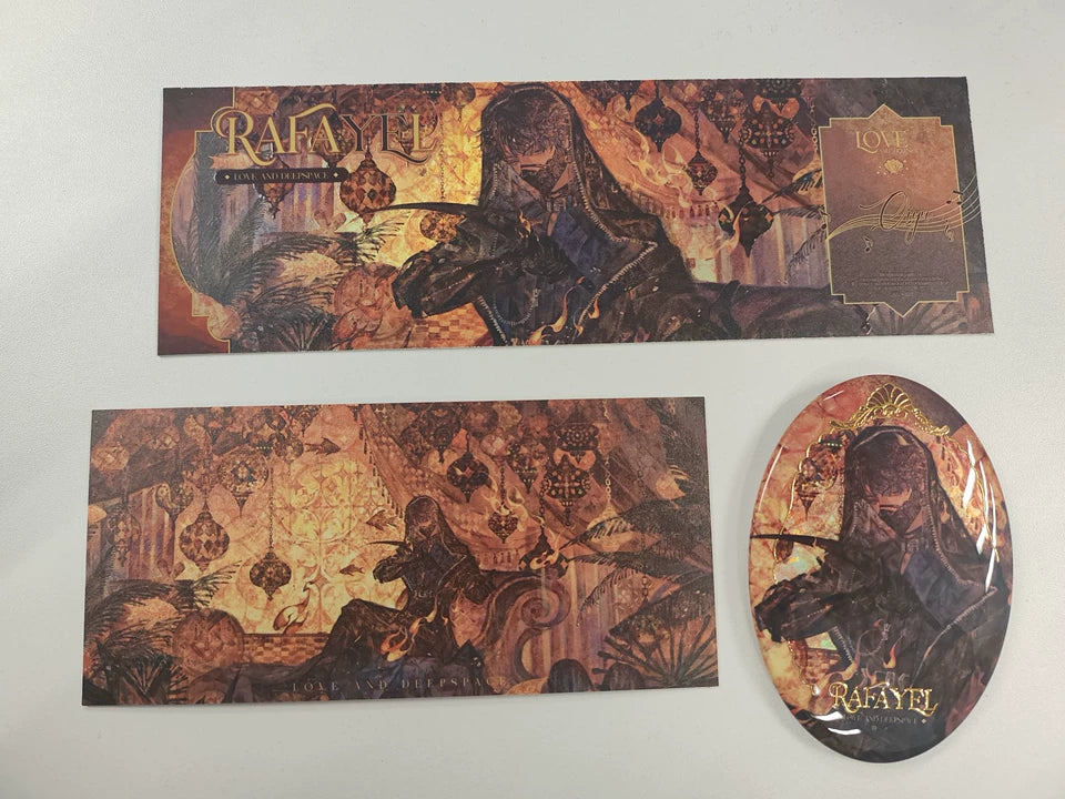 Love and Deepspace Fan-Made Rafayel Golden Sands Merch Set
