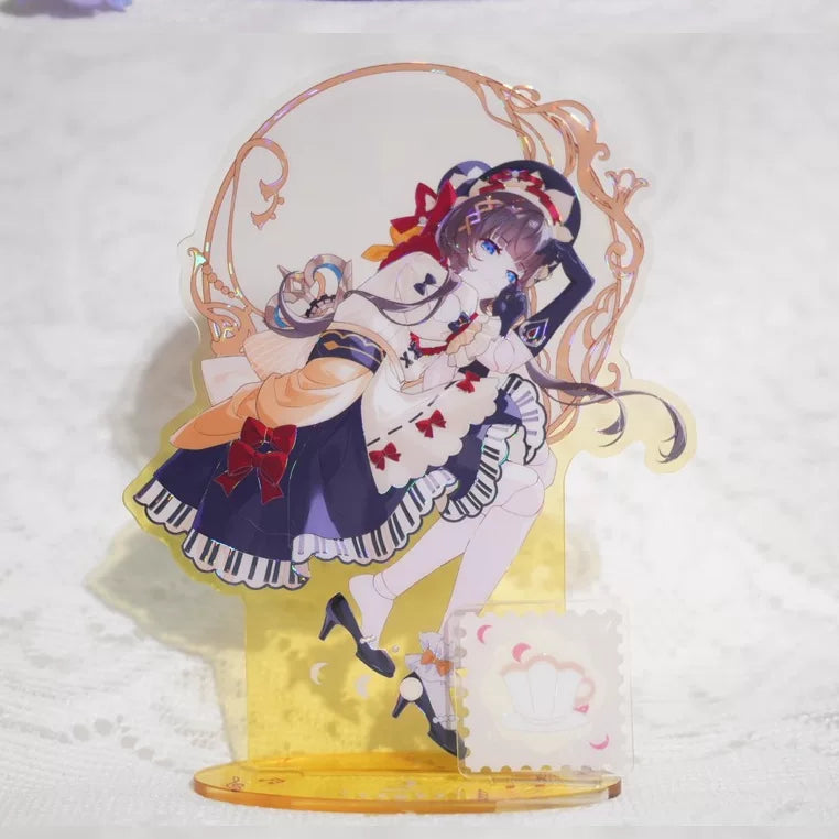Genshin Impact Fan-Made Moonlit Melody Acrylic Stand & NFC Disc Collection