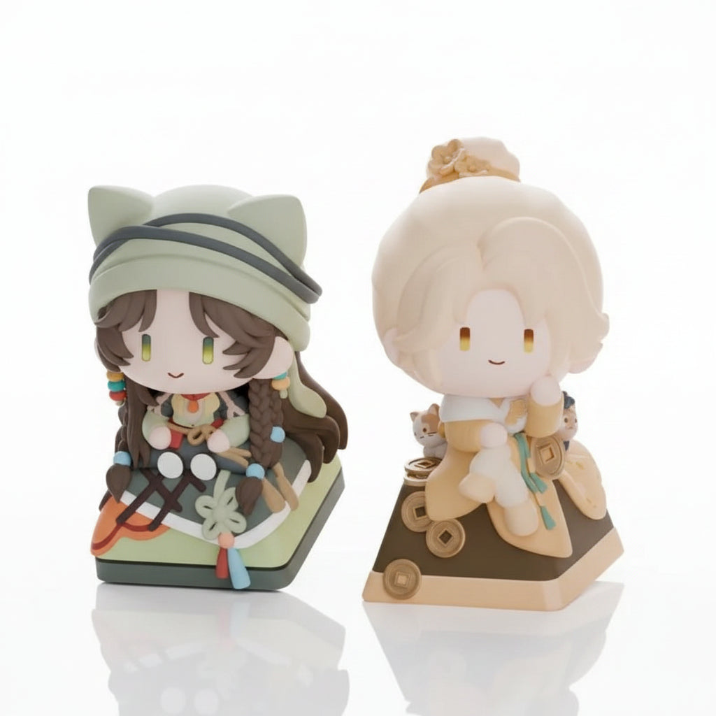 Where Winds Meet Yingying and Dongque resin keycaps