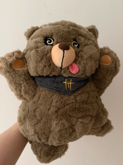 Official Where Winds Meet Dizzy Bear 14in Embroidered Plush