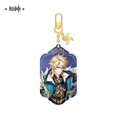 Official Genshin Impact Varka Windward Traveler Acrylic Charm & Shikishi Collection
