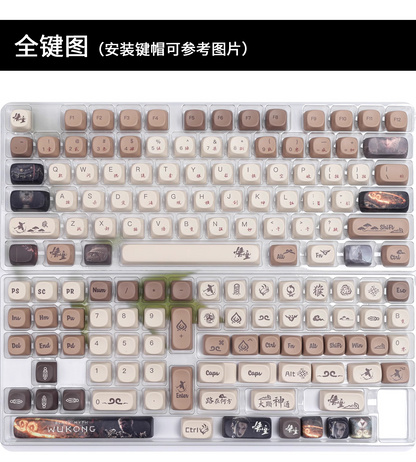 黑神话悟空键帽MOA高度MAC热升华68 k98 HI75 x87 F99 104 F87