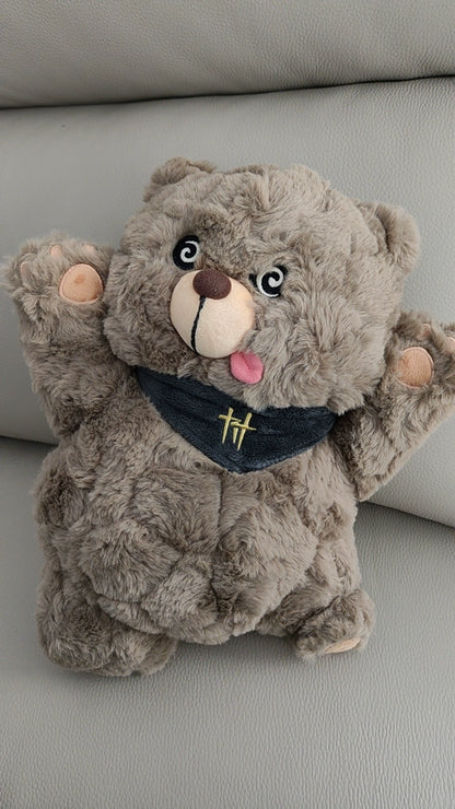 Official Where Winds Meet Dizzy Bear 14in Embroidered Plush
