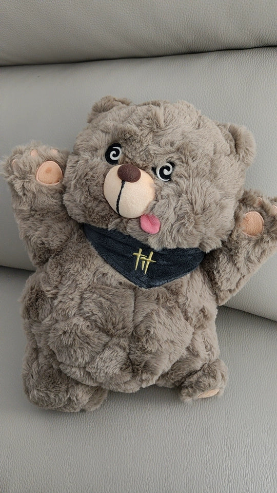 Official Where Winds Meet Dizzy Bear 14in Embroidered Plush
