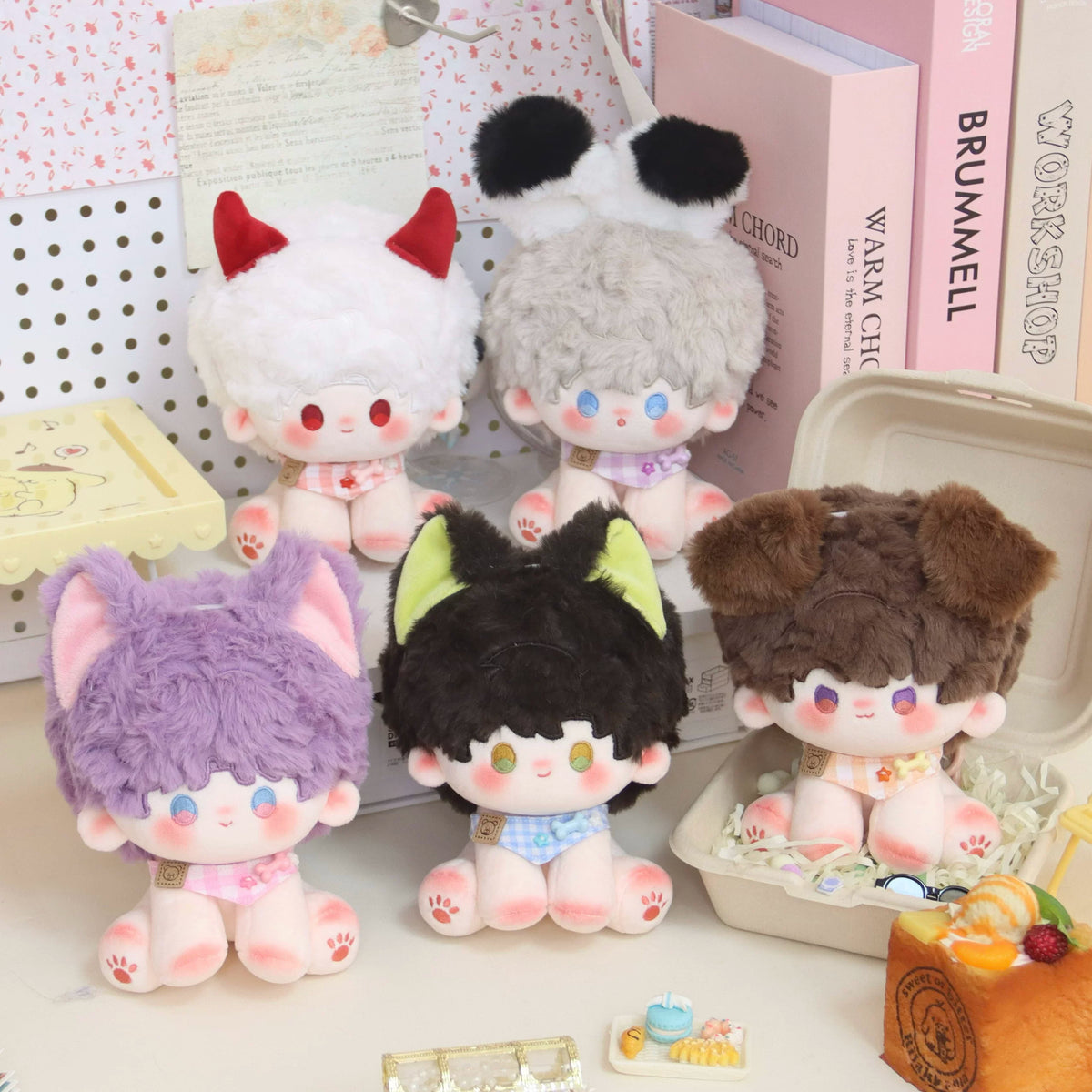 Love and Deepspace Fan-Made 5.91 in Seated Plush Doll Series
