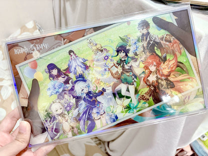 Official Genshin Impact Anniversary Celebration Acrylic Shikishi