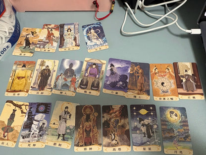 Where Winds Meet Fan-Made Yi Yan Ping Sheng 78-Card Tarot