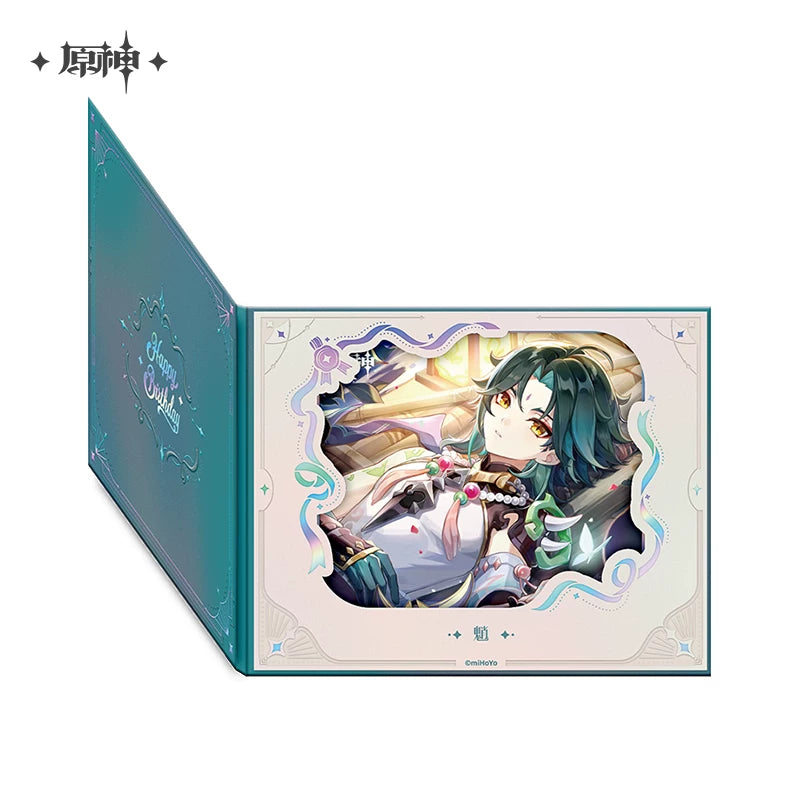 Official Genshin Impact Fated Day 2025 Fold-Out Window Shikishi