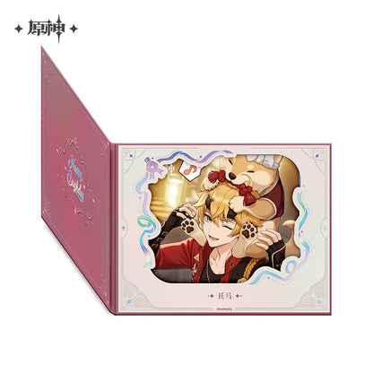 Official Genshin Impact Fated Day 2025 Fold-Out Window Shikishi