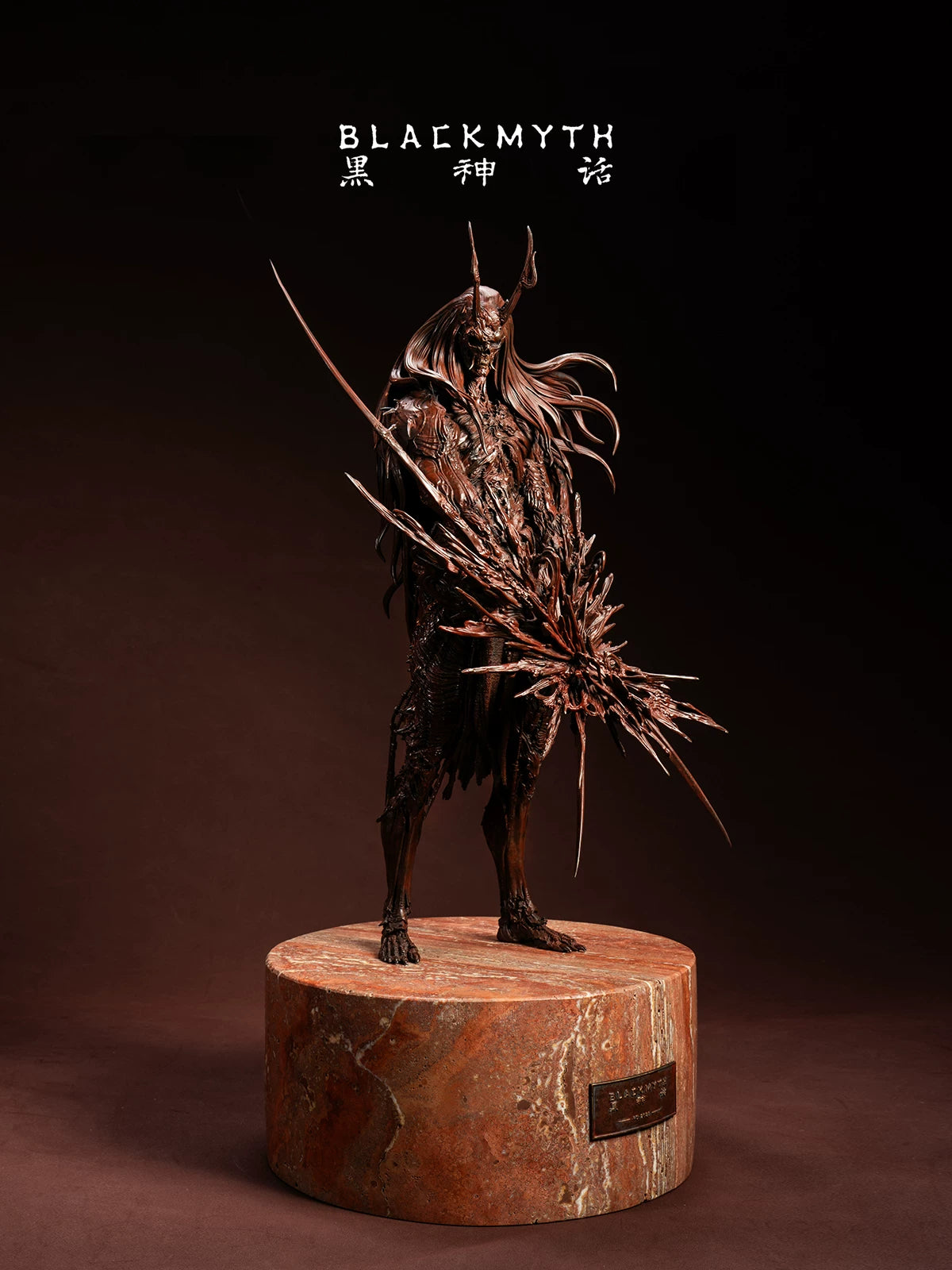 Black Myth: Wukong Yaksha King 1/6 bronze collectible statue full figure on cylindrical base