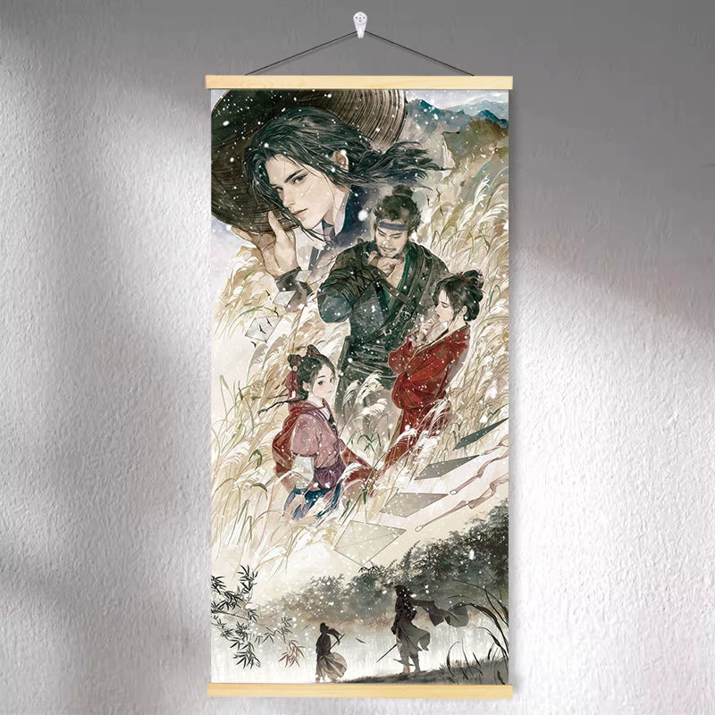 燕云十六声挂画客厅卧室寝室墙面装饰画游戏动漫二次元周边挂轴