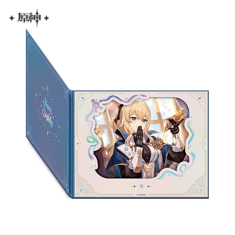 Official Genshin Impact Fated Day 2025 Fold-Out Window Shikishi