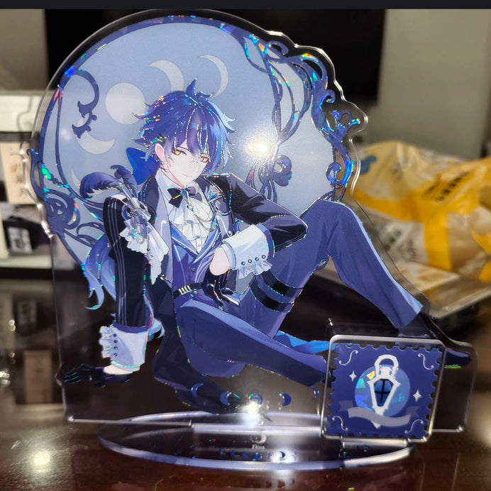 Genshin Impact Fan-Made Moonlit Melody Acrylic Stand & NFC Disc Collection