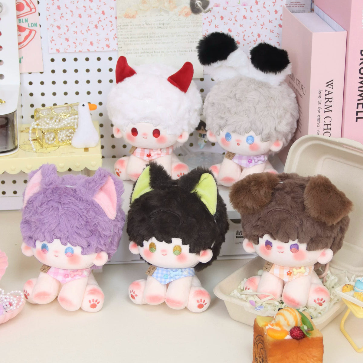 Love and Deepspace Fan-Made 5.91 in Seated Plush Doll Series
