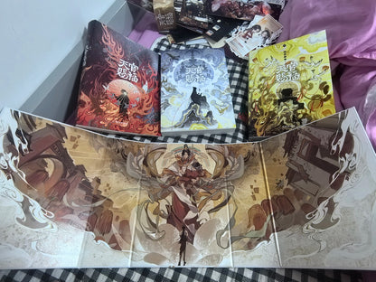 TGCF manhua collection three volumes with panoramic foldout artwork