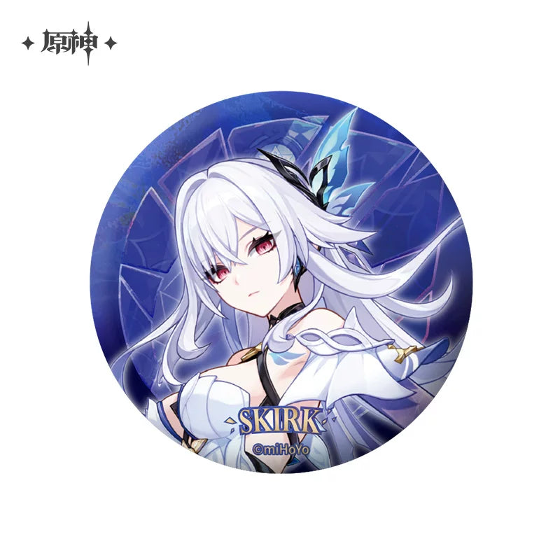 【原神官方】虚渊暗星主题系列人物徽章 立牌 丝柯克  Genshin