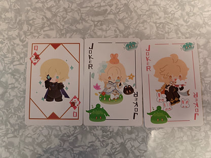 Genshin Impact Fan-Made Chibi Character Poker Card Deck