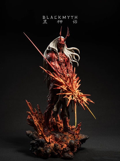 Official Black Myth: Wukong Yaksha King 1/4 scale collectible statue rear view