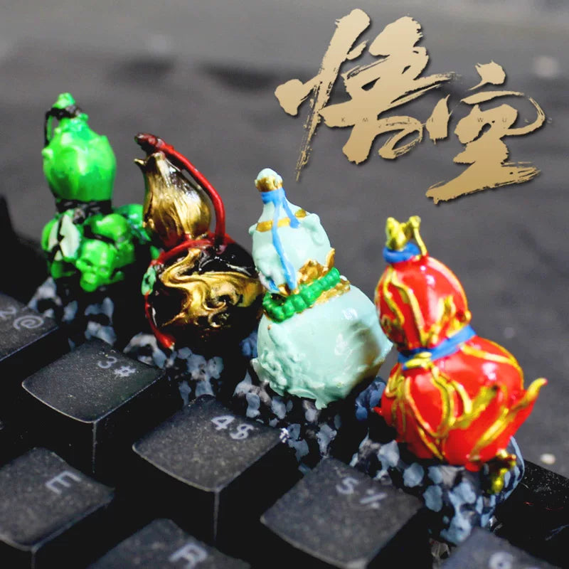 黑神话悟空个性键帽黑猴周边客制化创意机械键盘单个颗3D树脂键帽