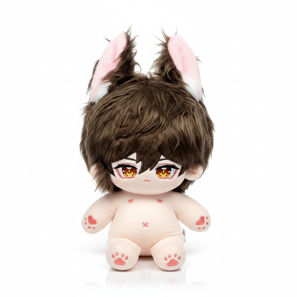 Genshin Impact Zhongli plush doll with skeleton