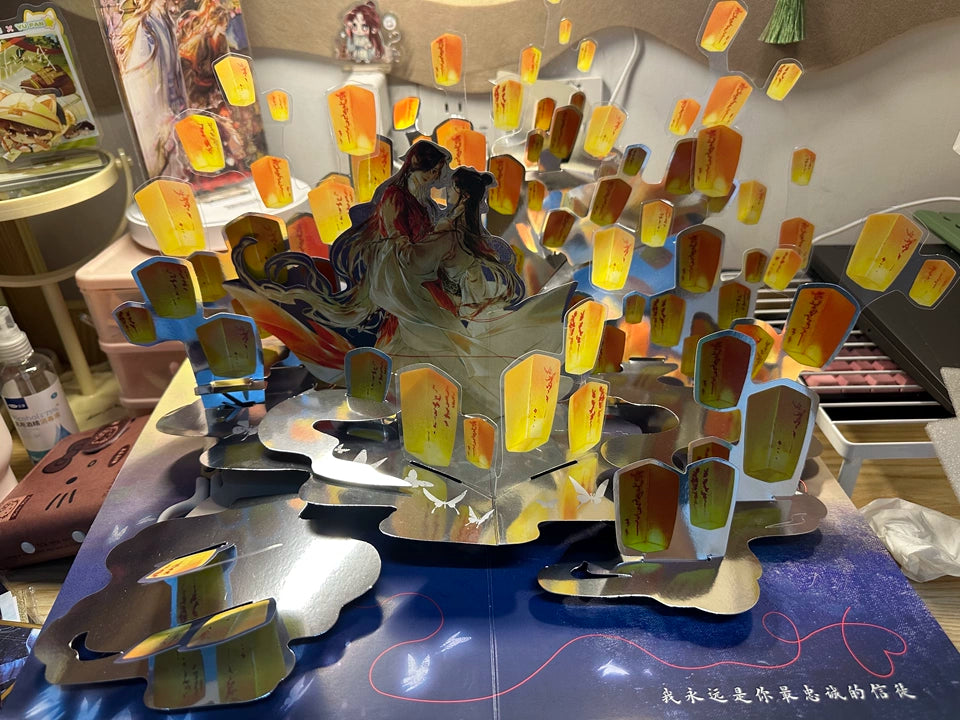 TGCF pop-up book lantern scene customer display