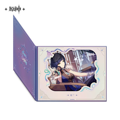 Official Genshin Impact Fated Day 2025 Fold-Out Window Shikishi