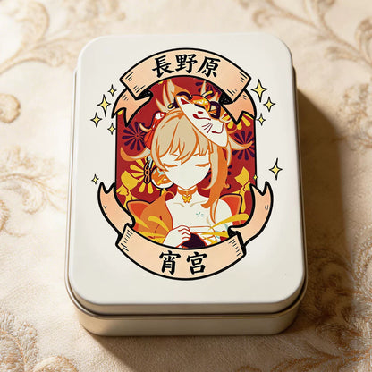 Genshin Impact Fan-Made Character Metal Storage Tin Collection