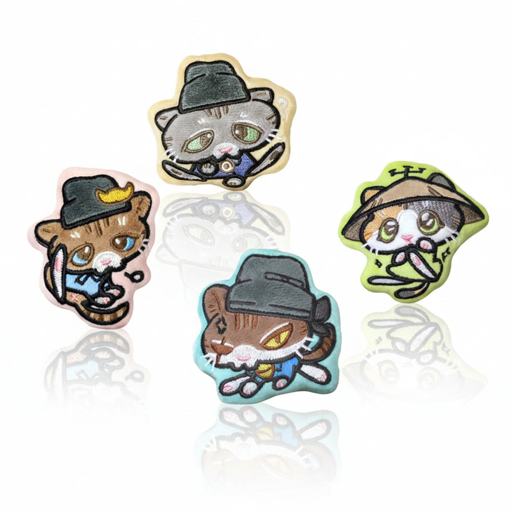 Official Where Winds Meet Miao Miao Cat magnetic plush charms