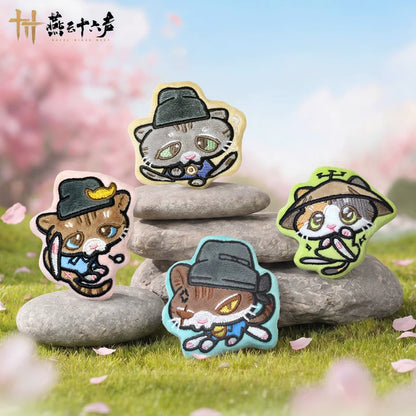 《燕云十六声》奇遇妙妙喵毛绒冰箱贴挂件 官方旗舰店正版