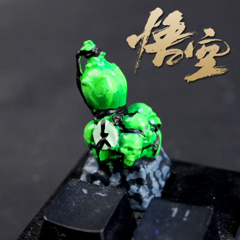 黑神话悟空个性键帽黑猴周边客制化创意机械键盘单个颗3D树脂键帽