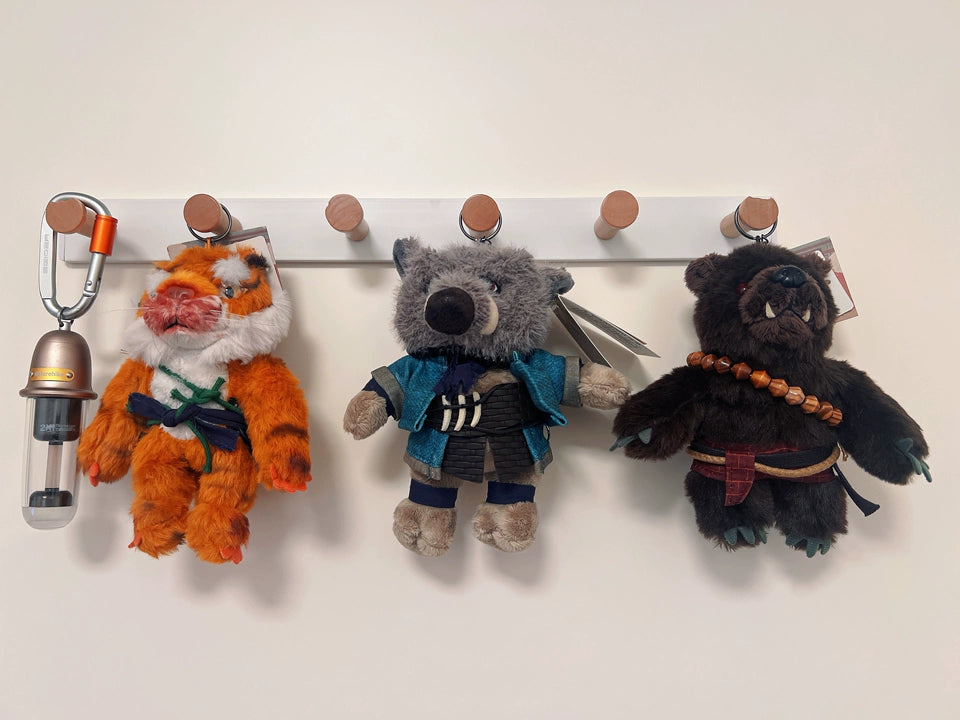 Official Black Myth: Wukong Black Bear Guai Plush Keychain & Display Plush