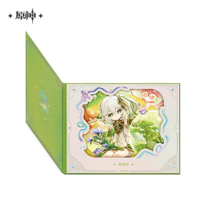 Official Genshin Impact Fated Day Character Fold-Out Window Shikishi