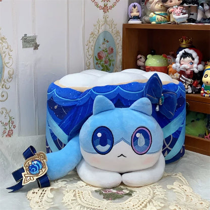 Genshin Impact Fan-Made Furina Cat Cake Plush