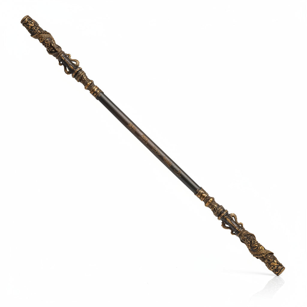 Black Myth: Wukong Ruyi Jingu Bang 1/6 bronze collectible staff full length on white background