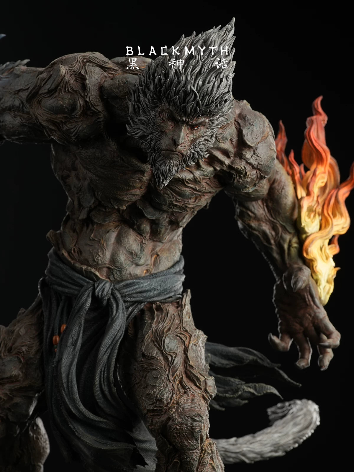 Black Myth: Wukong Stone Monkey collectible statue side view