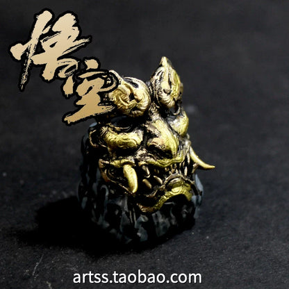 黑神话悟空个性键帽黑猴周边客制化创意机械键盘单个颗3D树脂键帽