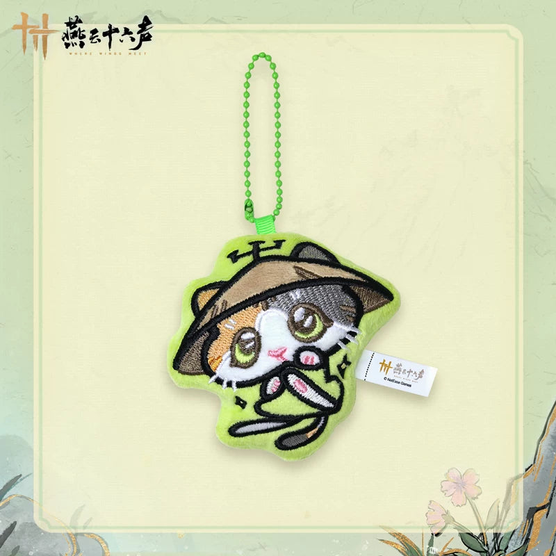 Official Where Winds Meet Miao Miao Cat Magnetic Plush Charm