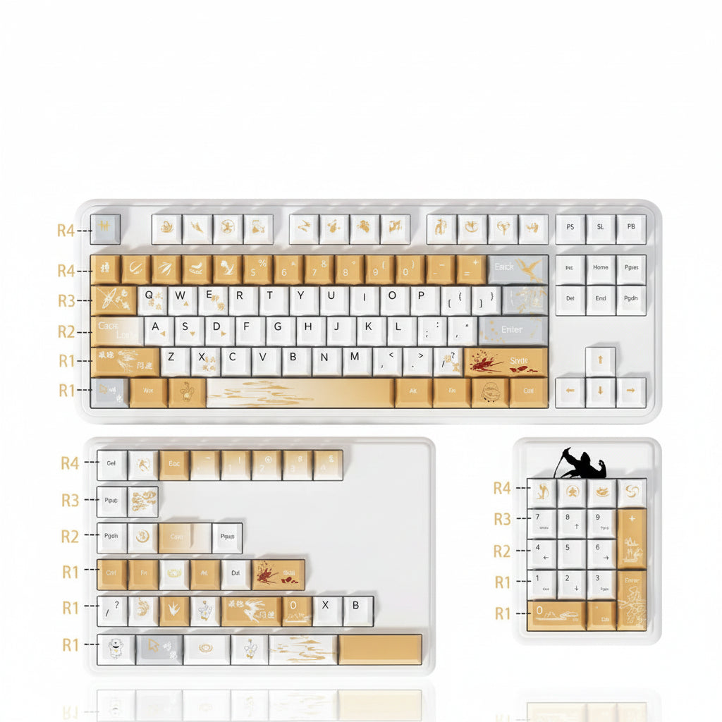 Where Winds Meet 138-Key PBT OEM keycap