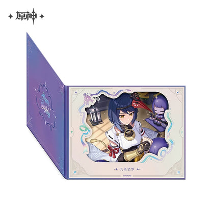Official Genshin Impact Fated Day Character Fold-Out Window Shikishi