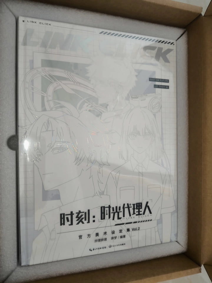 Link Click animation art books Vol. 2 book inside protective packaging