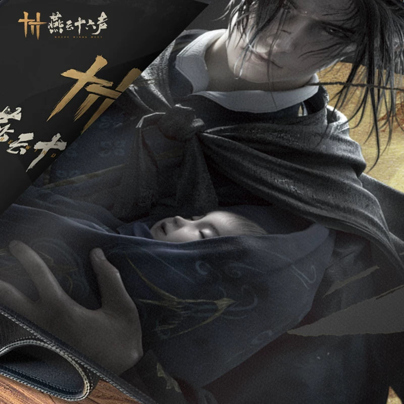 Official Where Winds Meet Black Gold or Bamboo Desk Mat