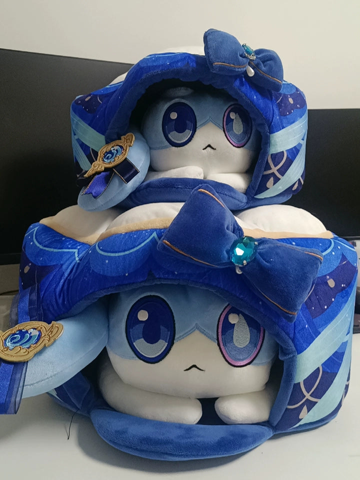 Genshin Impact Fan-Made Furina Cat Cake Plush