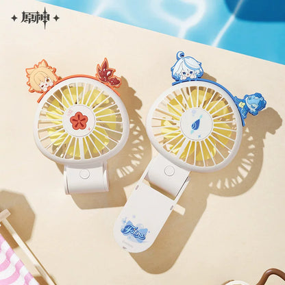 【原神官方】仲夏派对系列可折叠便携手持小风扇 支持三档调节