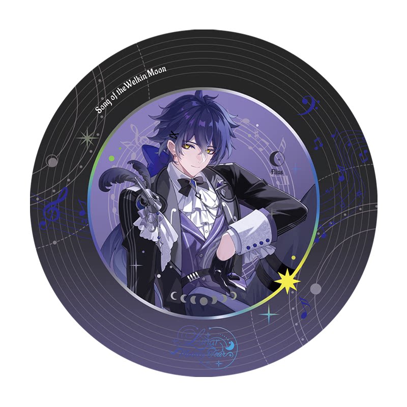 Genshin Impact Fan-Made Moonlit Melody Acrylic Stand & NFC Disc Collection