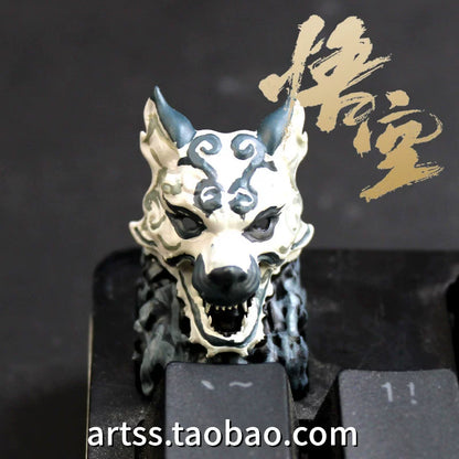 黑神话悟空个性键帽黑猴周边客制化创意机械键盘单个颗3D树脂键帽