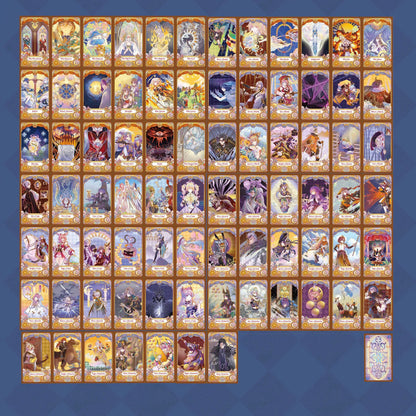 Genshin Impact Fan-Made 80-Card Standard Tarot Deck