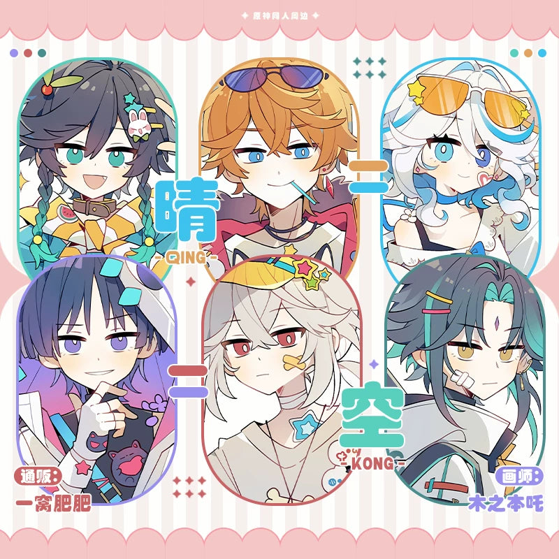 Genshin Impact Art Card chibi acrylic stand