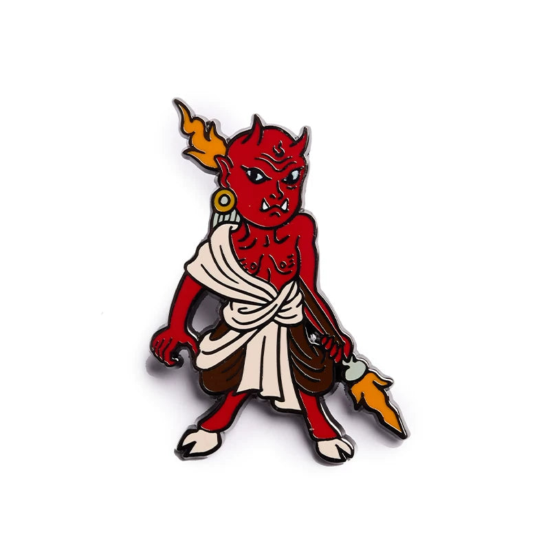 Black Myth: Wukong Shadow God Emblem Metallischer magnetischer Anstecker Brosche Kühlschrankmagnet Accessoire Geschenk