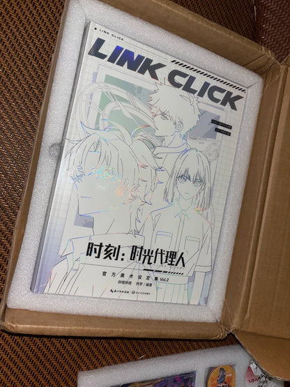 Link Click animation art books Vol. 2 book inside shipping box