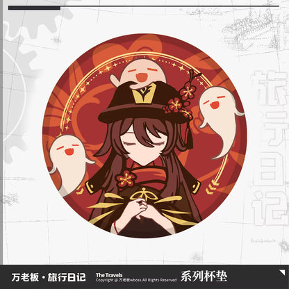Genshin Impact Fan-Made Character Diatomaceous Earth Coaster Collection